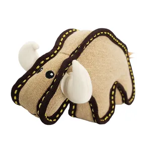 Bull, 24 cm, robuste Spielzeug für Hunde, HIPHOP DOG, gewebtes Gewebe